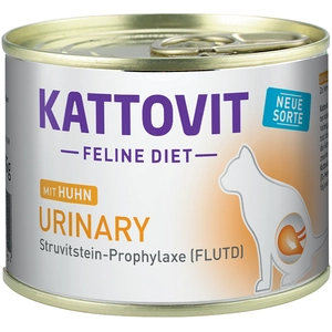 6x185g Kattovit Urinary , poulet - Pâtée pour chat pas cher