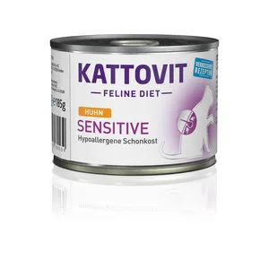 6x185g Kattovit Sensitive poulet - Pâtée pour chat