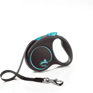 TRIXIE Flexi Black Design à sangle (S, Chien, Général), Collier + laisse pas cher