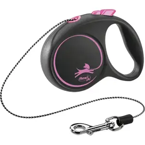 Comparateur de prix : TRIXIE Flexi Black Design avec cordon (M, Chien, Général), Collier + laisse