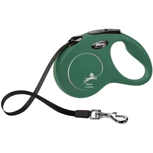 Laisse New Classic S Tape 5 M Olive Green Flexi Cl10t5-251-O-20 pas cher