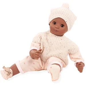 Gotz Götz Babypop Maxy Muffin Afrikaans Gebreid 42 cm pas cher