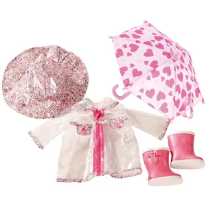 GOTZ Vêtements Pour Poupées De 45 Cm : Tenue Et Accessoires De Pluie pas cher