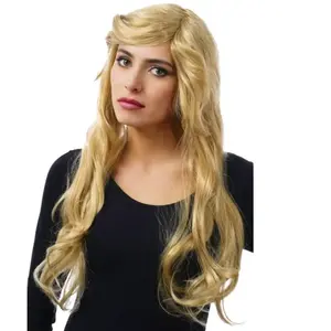 Party Pruik Carly Zijscheiding Blond pas cher