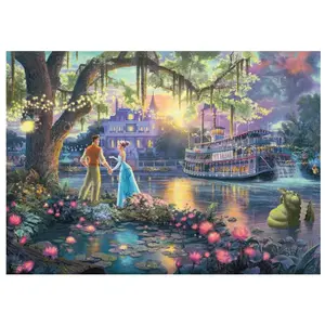 Comparateur de prix : Schmidt Spiele DISNEY DREAMS DE PRINSES EN DE KIKKER, 1000 STUKJES