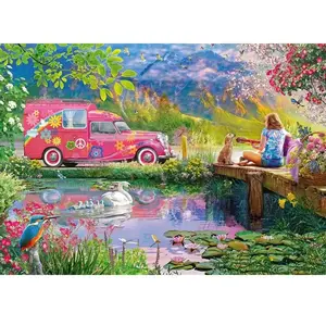 Schmidt Spiele 57382 Paix sur Terre, puzzle 1000 pièces