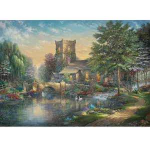 Schmidt Spiele Chapelle du bois de saule (1000 pièces) pas cher