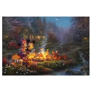 Schmidt Spiele Disney - Mickey & Minnie Petite Douceur Au Feu de camp - Eco-Friendly Spiele-56558 pas cher