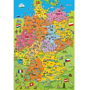 Schmidt Spiele Deutschlandkarte mit Bildern (Kinderpuzzle) pas cher