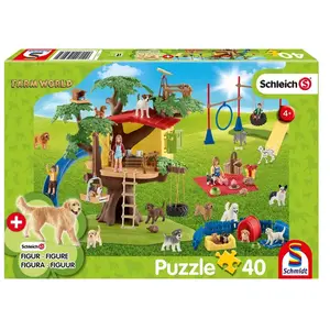 SCHMIDT Puzzle 40 pièces - Farm World : Amis heureux pas cher