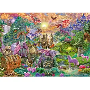 Puzzle Schmidt - Terre du Dragon Enchanté, 1000 pièces pas cher