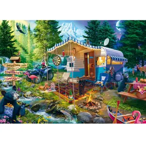 Schmidt Spiele Jeff Haynie - Caravane dans la montagne Spiele-58575 pas cher