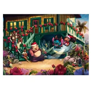 Schmidt Spiele Disney Lilo and Stitch Aloha Christmas (1000 pièces) pas cher