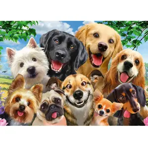 Spielwaren Schmidt - Puzzle Chien Selfie, 500 pièces pas cher