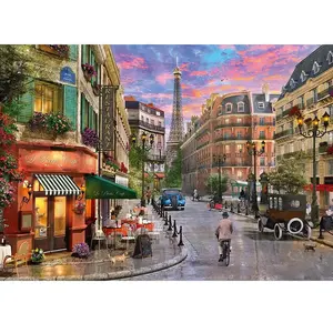 Puzzle Vue sur la tour Eiffel, 1000 pcs pas cher