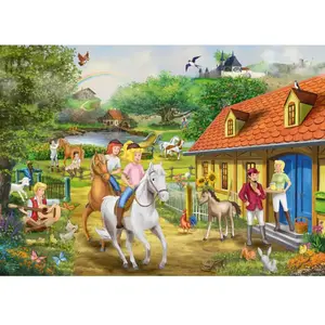 Schmidt Spiele 58425 Thomas Kinkade, Kiddinx, Bibi & Tina, s'amuser au... pas cher
