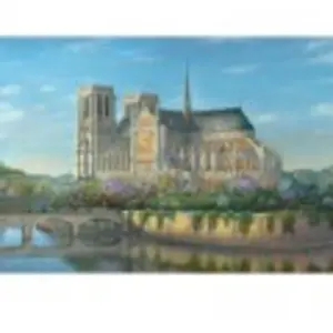 Schmidt Spiele- Thomas Kinkade - Notre dame, 1000 stukjes