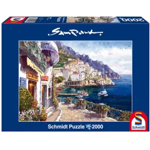 Schmidt - Puzzle Sam Park : Après le repas à Amalfi, 2000 pièces pas cher