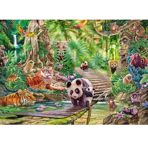 Comparateur de prix : Puzzle 1000 pièces Schmidt - Steve Sundram : Faune asiatique
