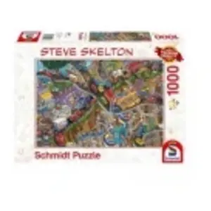 Schmidt Spiele Steve Skelton - Alles in Bewegung - 1000 Teile. pas cher