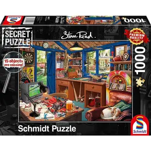 Schmidt Spiele Secret Puzzle L'atelier du père (1000 pièces)