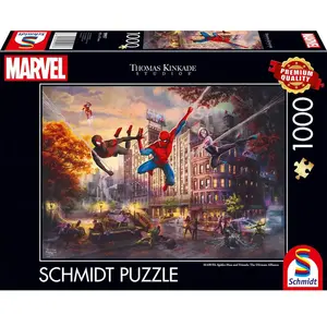 SCHMIDT Puzzle 1000 pièces : Spider-Man and Friends - The Ultimate Alliance - Thomas Kinkade