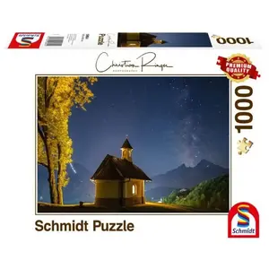 Schmidt- Christian Ringer, Lockstein, Voie lactée, Puzzle de 1000 pièces, 59694, Coloré pas cher
