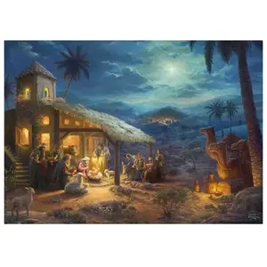 Puzzle Schmidt - Thomas Kinkade : Nativité, 1000 pièces