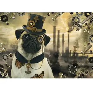 Schmidt puzzel Steampunk Hond - 1000 stukjes - 12+ pas cher