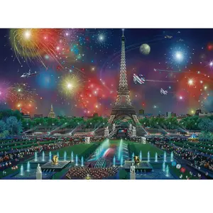 Schmidt Spiele Feux d'artifice à la Tour Eiffel (1000 pièces) pas cher