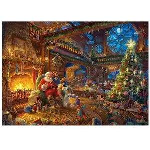 Schmidt Spiele 59494 Thomas Kinkade, Le Père Noël et ses lutins, puzzl... pas cher