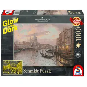 Schmidt In den Straßen von Venedig, Glow in the Dark (Puzzle) pas cher