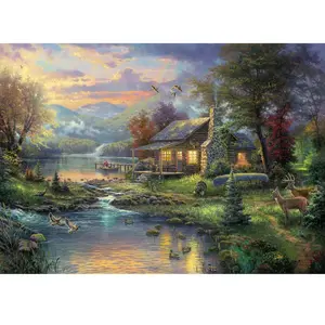 Schmidt Spiele Thomas Kinkade, Paradis Naturel Spiele-59467 pas cher