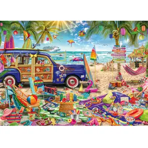 Schmidt Spiele Une Plage Haute en Couleur Spiele-59793 pas cher