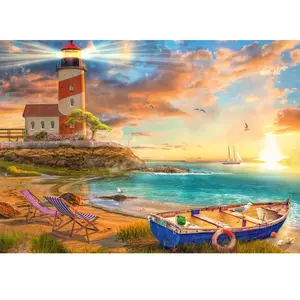 Schmidt Spiele Coucher de Soleil sur la Baie du Phare Spiele-59765 pas cher