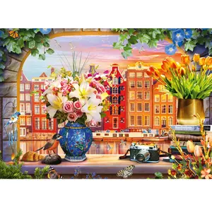 Spielwaren Schmidt Spiele 59771 Visite d'Amsterdam Puzzle 1000 pièces Multicolore pas cher