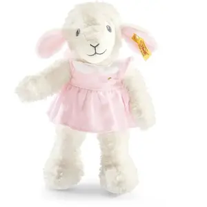 Steiff - 239625 - doudou - agneau fais de beaux rêves - rose pas cher