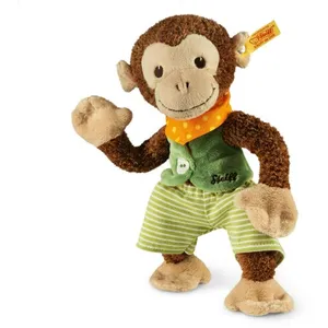 Steiff Steiff - 240195 - Peluche - Petit Singe Jocko - Brun/Beige