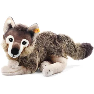 Steiff Snorry dangling wolf, grey/brown - 40cm pas cher