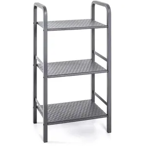 HAKU Möbel étagère gris, métal - Dim.: L 40 cm x H 81 cm x P 28 cm, Style: Modern pas cher