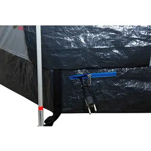 High Peak Santiago 5 - Koepeltent - 5-Persoons - Grijs/donkergrijs/groen pas cher