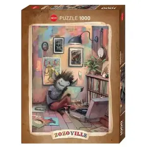 Heye Puzzle Puzzel Vinyl Monster Zozoville 1000 NEW. pas cher