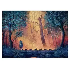 Heye Puzzle Puzz Woodland March 1000 Heye NEW pas cher