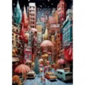 Puzzel Straat Canyon - 1000 Stukjes - Heye Puzzle 30101 pas cher