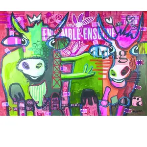 Heye Cool Cattle - Striped Cows 29984 pas cher