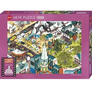 Puzzle 1000 pièces - HEYE - Tarantino Films - Abstrait - Adulte - Mixte pas cher