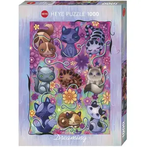 Heye Kitty Cats Puzzle: 1000 Teile pas cher