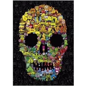 Heye Doodle Skull Puzzle 1000 Teile pas cher