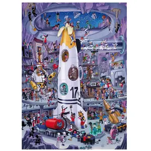 Comparateur de prix : Legpuzzel - 1000 stukjes - Triangular - Rocket Launch - Heye