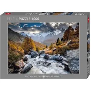 Heye Puzzles Mountain Stream (Lot de 1000 bâtonnets, Multicolore) pas cher